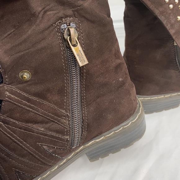 Stuart Weitzman Sz 1(US) Brown Yadastud Ankle Boot - Picture 9 of 15